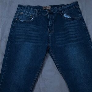 Men's Deep Indigo Bootcut Jeans